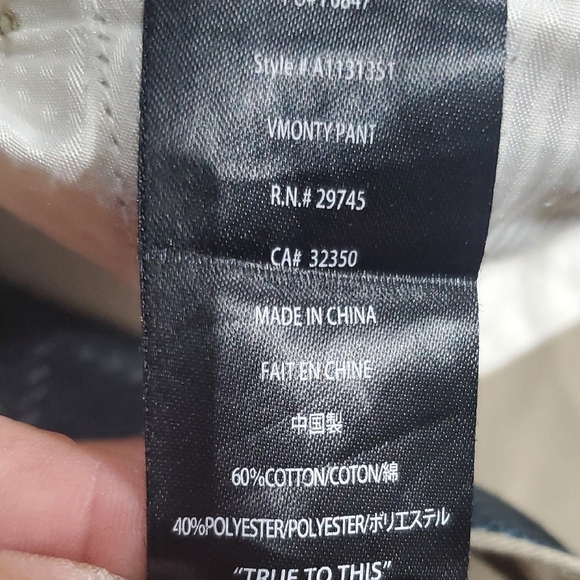 Volcom VMonty Pant Tan Chinos Versatile Cotton Blend - Picture 5 of 8